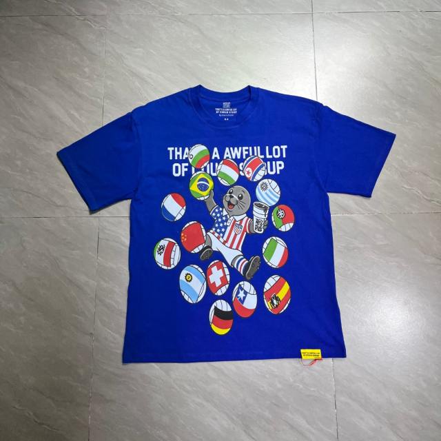 Cough Syrup Cartoon Streetwear Front Cute Us Jersey Sea Lion Multinational Country Flag Football Ball Slogan Print T-Shirt 4 colors 29343108