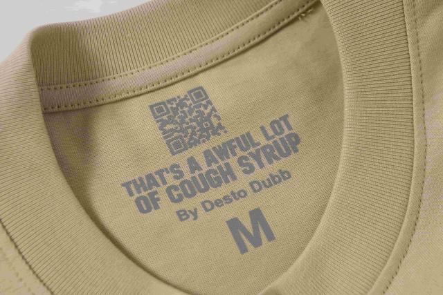 Cough Syrup Bubble 3D Outline Letter High Rollers Poker Chip Utility Pole Cartoon Graphic Double Side Tee 29303799