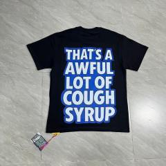 Cough Syrup West Coast Casual Fashion Front Chill Cartoon Tiger Hip Hop Accessories Syrup Pouring Graffiti Bubble Letter Print T-Shirt 2 colors 29344065
