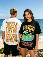 Cough Syrup Psychedelic Sun Plant Print Tee 2 colors 29010783