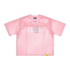 Cough Syrup Retro Sport Streetwear Available Front Simple Block Typography Back Large Stacked Letter Print Cropped Mesh Jersey T-Shirt 4 colors 29345315
