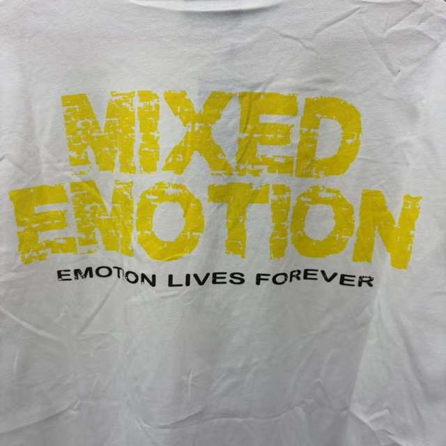 Mixed Emotion Red Frame Subculture Handwritten Graffiti Print T-shirt 29370453