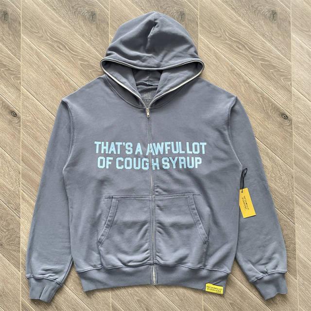 1:1 Top Quality That's A Awful Lot of Cough Syrup Basic Zip Up Hoodie