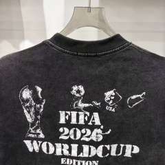 Mixed Emotion USA Canada Mexico World Cup Flame Eagle Print T-shirt 29370498