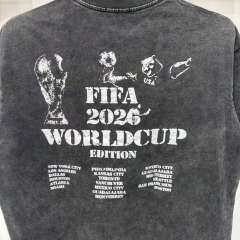 Mixed Emotion USA Canada Mexico World Cup Flame Eagle Print T-shirt 29370498