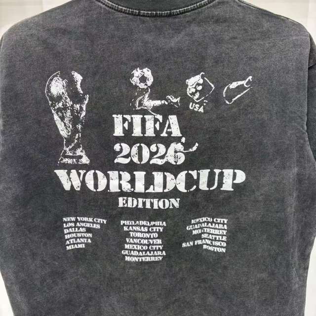 Mixed Emotion USA Canada Mexico World Cup Flame Eagle Print T-shirt 29370498