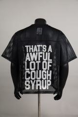 Cough Syrup Retro Sport Streetwear Available Front Simple Block Typography Back Large Stacked Letter Print Cropped Mesh Jersey T-Shirt 4 colors 29345315