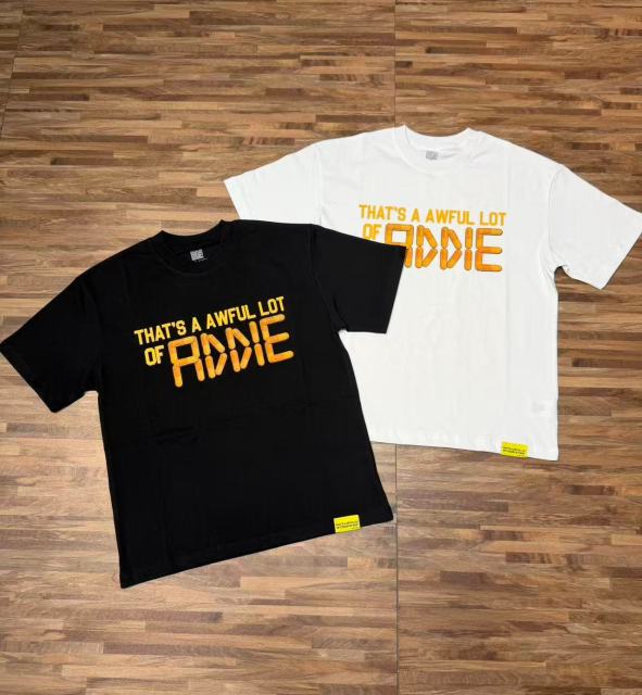 Cough Syrup Capsule Pill Golden Orange Letter Print Tee 2 colors 29359164
