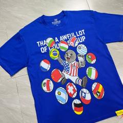 Cough Syrup Cartoon Streetwear Front Cute Us Jersey Sea Lion Multinational Country Flag Football Ball Slogan Print T-Shirt 4 colors 29343108