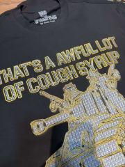 Cough Syrup Urban Streetwear Style Rhinestone Tank Graphic Print Men's Cotton Tee 29302071