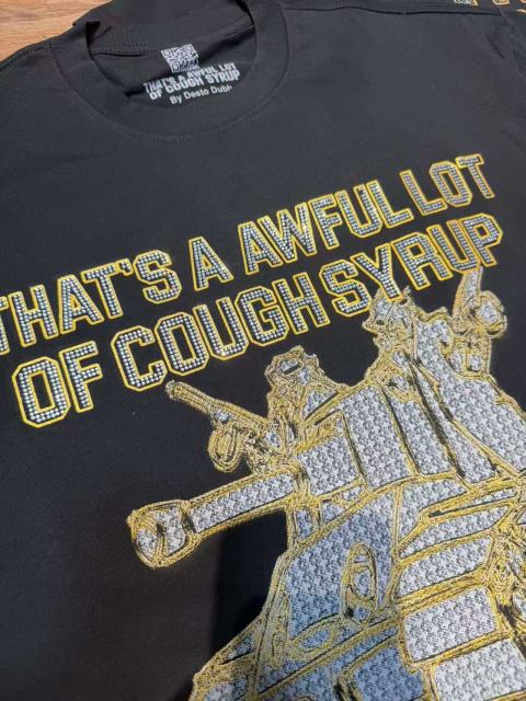 Cough Syrup Urban Streetwear Style Rhinestone Tank Graphic Print Men's Cotton Tee 29302071