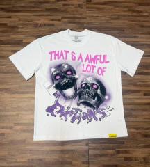 Cough Syrup Two Purple Eye Skull Lightning Front Snake Ring Background Dripping Graffiti Text Print Tee 2 colors 29290122