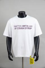 Cough Syrup Minimal Hip Hop Streetwear Front Purple Block Letter Back Dripping Purple Syrup Bottle Cup Cartoon Graphic Oversized T-Shirt 29343927