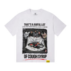 Cough Syrup High Street Front Figure Back Letter Double Side Print Tee 2 colors 29288631