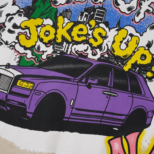 Cough Syrup Jokes Up Tour Purple Luxury SUV Car NY Graffiti Double Sided Print Tee 2 colors 29288649