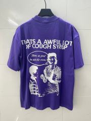 Cough Syrup Retro Old Fashion Drug Label Typography Front Comic Bubble Text Graphic Print Tee 29303849
