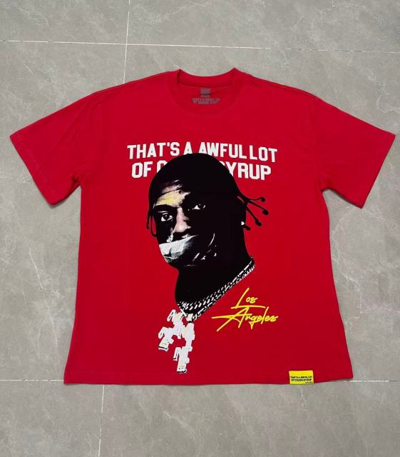Cough Syrup Rapper Portrait Los Angeles Signature Rio Free Motif Print Tee 2 colors 29303818