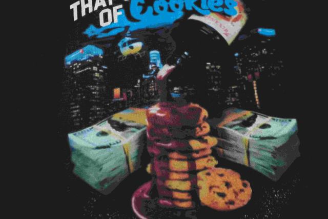 Cough Syrup Streetwear Double Side Screen Print That's A Awful Lot Of Cookies Money City Graphic Tee 29302393