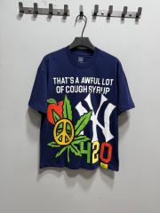 Cough Syrup Weed Leaf Peace Symbol Apple NY Graffiti Double Sided Print Tee 2 colors 29288701