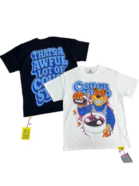 Cough Syrup Cartoon Hip Hop Streetwear Front Honey Bear Diamond Grill Teeth Chain Watch Pouring Purple Syrup Ice Cup Drip Print T-Shirt 2 colors 29344042