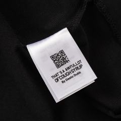 Cough Syrup Obscured Text TR17 Mark Front Full Big Letter Slogan Back Tee 2 colors 29288697