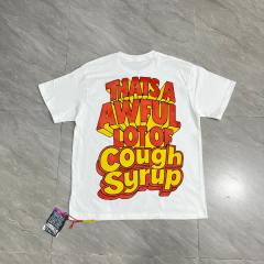 Cough Syrup Retro Holiday Streetwear Front Green Leprechaun Diamond Grill Teeth Syrup Bottle Cup Drip Cartoon Art Print Oversized T-Shirt 2 colors 29344022