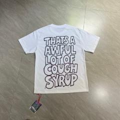 Cough Syrup Retro Cartoon Streetwear Bright White Tone Hip Hop Rooster Character Syrup Bottle Splashing Liquid Vintage Graffiti Art Print T-Shirt 29344157