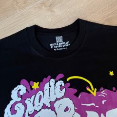 Cough Syrup Southern Hip Hop Streetwear Front Houston Texas Map Pistol Lowrider Car Purple Syrup Cup Exotic Pop Cartoon Scene Print T-Shirt 29345308