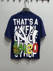 Cough Syrup Weed Leaf Peace Symbol Apple NY Graffiti Double Sided Print Tee 2 colors 29288701