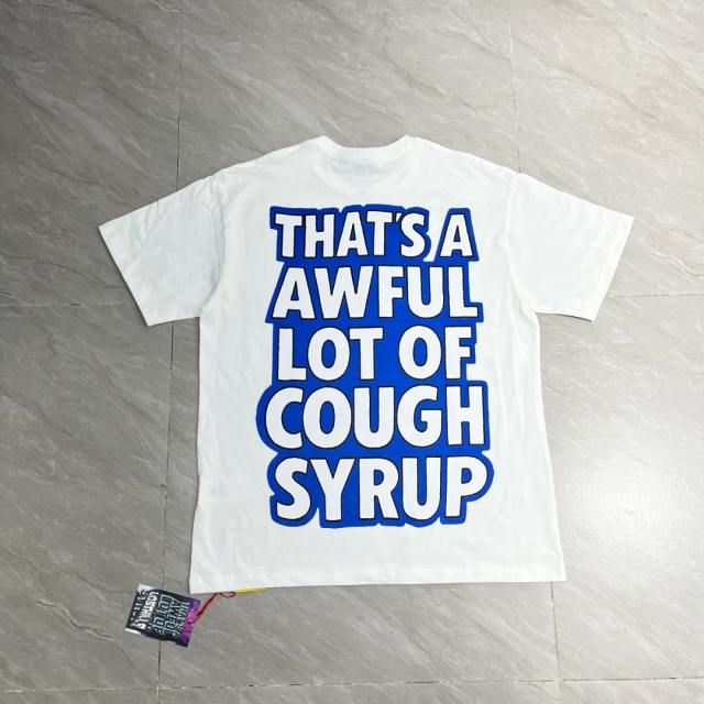 Cough Syrup West Coast Casual Fashion Front Chill Cartoon Tiger Hip Hop Accessories Syrup Pouring Graffiti Bubble Letter Print T-Shirt 2 colors 29344065