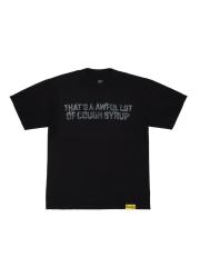 Cough Syrup Smoke Letter Print Tee 29006592