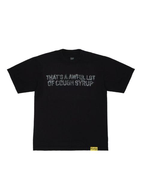 Cough Syrup Smoke Letter Print Tee 29006592