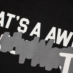 Cough Syrup Obscured Text TR17 Mark Front Full Big Letter Slogan Back Tee 2 colors 29288697
