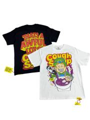 Cough Syrup Retro Holiday Streetwear Front Green Leprechaun Diamond Grill Teeth Syrup Bottle Cup Drip Cartoon Art Print Oversized T-Shirt 2 colors 29344022