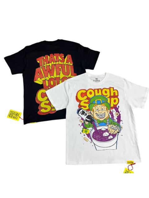 Cough Syrup Retro Holiday Streetwear Front Green Leprechaun Diamond Grill Teeth Syrup Bottle Cup Drip Cartoon Art Print Oversized T-Shirt 2 colors 29344022