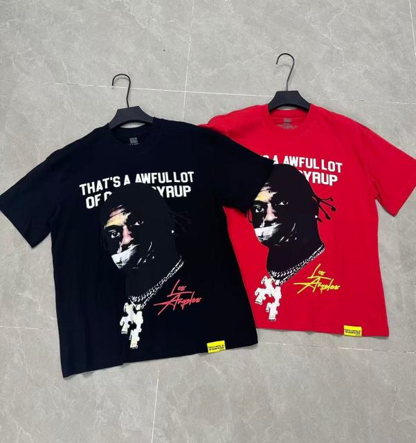 Cough Syrup Rapper Portrait Los Angeles Signature Rio Free Motif Print Tee 2 colors 29303818