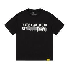 Cough Syrup Obscured Text TR17 Mark Front Full Big Letter Slogan Back Tee 2 colors 29288697