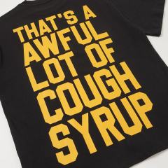 Cough Syrup Capsule Pill Golden Orange Letter Print Tee 2 colors 29359164