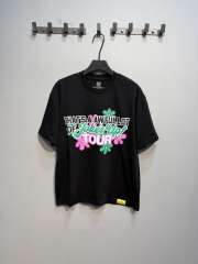 Cough Syrup Jokes Up Tour Daisy Floral Double Sided Letter Print Oversized Tee 2 colors 29288637