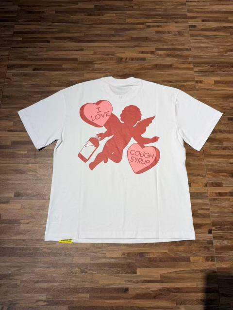 Cough Syrup I Love Nested Heart Front Cupid Angel Syrup Bottle Back Double Sided Print Tee 2 colors 29290046