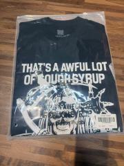 Cough Syrup Gothic Streetwear Line Drawing Reaper Urban Scene Dual Side Contrast Script Signature Typography Tee 29302199