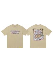 Cough Syrup Bubble 3D Outline Letter High Rollers Poker Chip Utility Pole Cartoon Graphic Double Side Tee 29303799