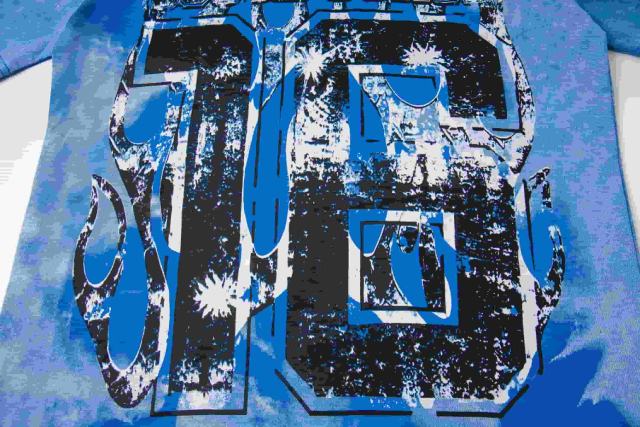 Cough Syrup Gothic Stacked ALDCS Letter Crosshair Target Circle Detail Large Worn Number 18 Graphic Print Tee 2 colors 29303872