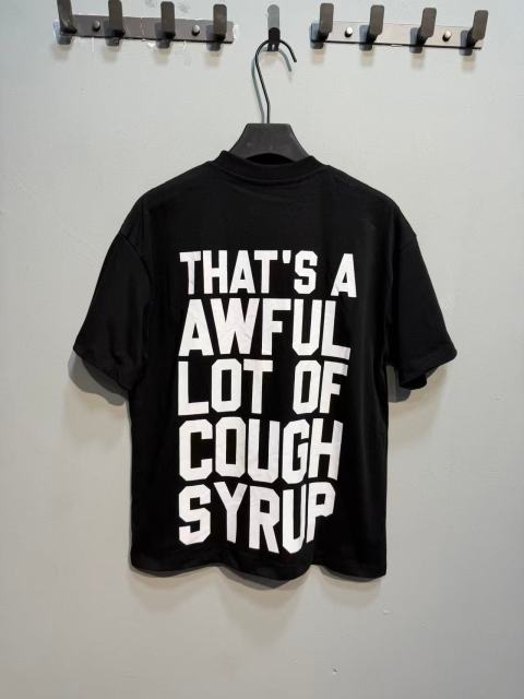 Cough Syrup Obscured Text TR17 Mark Front Full Big Letter Slogan Back Tee 2 colors 29288697