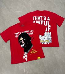 Cough Syrup Rapper Portrait Los Angeles Signature Rio Free Motif Print Tee 2 colors 29303818
