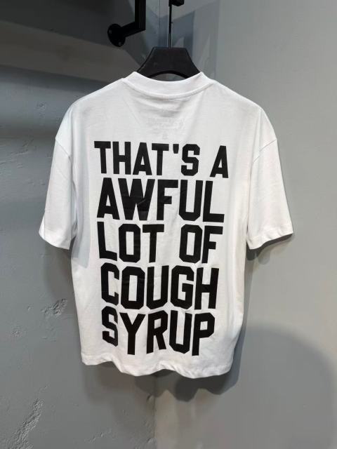 Cough Syrup Obscured Text TR17 Mark Front Full Big Letter Slogan Back Tee 2 colors 29288697