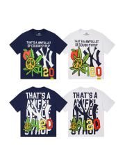 Cough Syrup Weed Leaf Peace Symbol Apple NY Graffiti Double Sided Print Tee 2 colors 29288701