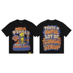 Cough Syrup Basketball Final Golden Trophy Graffiti Print Tee 2 colors 29359165