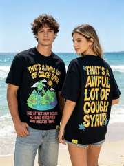 Cough Syrup Psychedelic Sun Plant Print Tee 2 colors 29010783