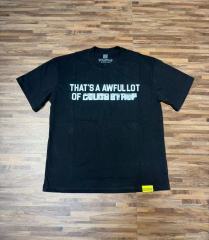 Cough Syrup Cyber Street Glitch Pixel Mosaic Half Blur Text Front Segmented Normal & Distorted Stacked Letter Back Tee 2 colors 29302180